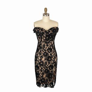 Off-The Shoulder Lace Cocktail Dress